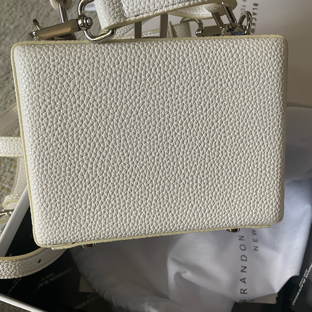 Brandon Blackwood White Mini Crossbody Bag - Picture 7 of 11